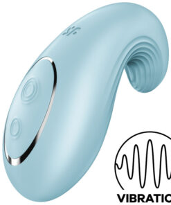 SATISFYER DIPPING DELIGHT AUFLEGVIBRATOR - BLAU - AZUL