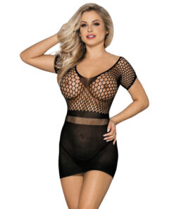 SUBBLIME - 951917 KURZES SCHWARZES HKELKLEID MIT GRILL EINE GRÖSSE