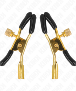 KINK - GOLDENE NIPPELKLEMMEN 6 CM