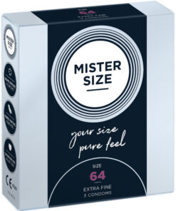 MISTER SIZE - KONDOME GRÖSSE XXL 64 MM (3 EINHEITEN)