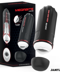 JAMYJOB - MEGABITE AUTOMATISCHER MUNDMASTURBATOR 5 SAUGBAND VIBRATIONSMODI